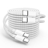 2 x RAW Customer Returns USB C to USB C Cable 2 Pack-2m 60W USB Type-C PD Fast Charging Cable Nylon Braided Type C Cable for Apple iPhone 15 Plus 15 Pro Max Galaxy S23 S22 iPad Air MacBook Pro Huawei Pixel - RRP €43.2