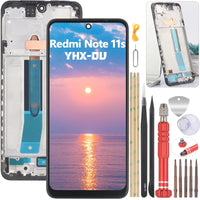 1 x RAW Customer Returns YHX-OU 6.43 Black Frame Incell LCD Display for Xiaomi Redmi Note 11S 4G 2201117SG Touch Screen Digitizer Repair Kit with Tools Not for Redmi Note 11s 5G  - RRP €31.89