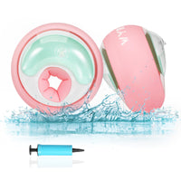 5 x RAW Customer Returns WYRIAZA Swimming Wings Children Baby Swimming Aid - Round Pink Swimming Discs Pink from 1 Year Extra Small XS Born 1 2 3 Years Months Discs 6 to 20Kgs Girls Boys 3 Chambers Inflatable XS, Pink  - RRP €75.6