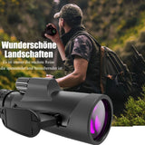 1 x RAW Customer Returns Monocular 10-30x Zoom Monocular ED Lens, 50mm Eyepiece BAK4 HD IPX7 Nitrogen-Filled Waterproof Spotting Scope with Smartphone Adapter and Tripod for Concerts, Football Games Telescope Adults Large  - RRP €139.23