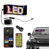 1 x RAW Customer Returns YAYZA Multipurpose LED Scrolling Message, RGB Programmable Flexible LED Matrix Display Panel, 595x120MM LED Panel Support Text for Party, Shop Billboard, Car, Truck - RRP €72.59