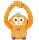 6 x Brand New Brigamo Plush Monkey Tumble Monkey Plush toy dances and repeats what you say - see video orange  - RRP €139.92