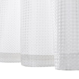 1 x RAW Customer Returns TOPICK Window Curtain Opaque Bistro Curtain Window Curtains with Waffle Pattern Privacy Window Curtain Thick Curtain for Small Windows Kitchen Living Room Country House Set of 2 90Wx90H cm , White  - RRP €27.7