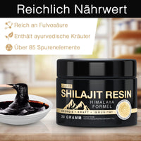 2 x RAW Customer Returns celleb Shilajit Resin, 30g Pure, highly concentrated Himalayan Shilajit - Natural source of fulvic acid, humic acid and trace elements, tested in Germany - RRP €44.16