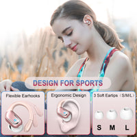 1 x RAW Customer Returns Bluetooth Headphones in Ear Sport, 2024 Headphones Wireless Bluetooth 5.3 HiFi Stereo, 75 Hours Noise Cancelling Wireless Earbuds, Deep Bass, LED Display, IP7 Waterproof, USB-C Fast Charging Earbuds - RRP €32.99