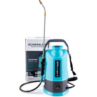 1 x RAW Customer Returns Schw nlein battery pressure sprayer 5 liters including Li-Ion battery and charger garden sprayer for garden winery lawn portable sprayer plant sprayer - RRP €81.55