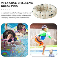 1 x RAW Customer Returns Inflatable Pool for Children, Inflatable Round Pool for Children 100x35cm, Pool for Children, Inflatable Baby Pool, Children s Pool, Summer Water Party Inflatable Pool, For Children - RRP €24.19