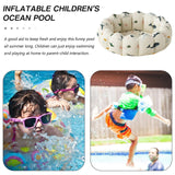 1 x RAW Customer Returns Inflatable Pool for Children, Inflatable Round Pool for Children 100x35cm, Pool for Children, Inflatable Baby Pool, Children s Pool, Summer Water Party Inflatable Pool, For Children - RRP €24.19