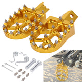 1 x RAW Customer Returns Motorcycle Foot Pegs Dirt Bike Footpegs for CRF50 CRF70 CRF110 XR50 XR70 XR110 Pit Bike Chinese Stomp Demon X WPB Orion M2R KAYO - Gold - RRP €43.99