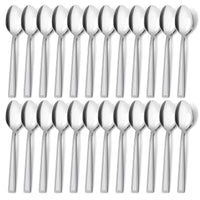 1 x RAW Customer Returns Soup Spoons 24 Pieces, Hunnycook Stainless Steel Spoon Set, Cutlery Tablespoon Soup Spoon Set for Home Party Restaurants Cafeterias, Highly Polished Dishwasher Safe - 7.5 Inch 19.2 cm  - RRP €13.1