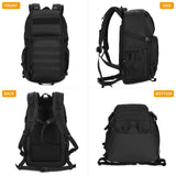 1 x RAW Customer Returns Military Backpack Tactical 30L Men s Hiking Backpack Trekking Backpack Fishing Backpack Molle Shoulder Bag for Survival Outdoor Camping Travel Bundeswehr Backpack Black - RRP €37.99