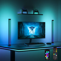 1 x RAW Customer Returns bedee Smart LED Lightbar 42cm RGB gaming lamp with multi-modes, music sync, TV backlight with remote control, app control, dimmable gaming LED lighting accessories for PC, TV, game room - RRP €40.33