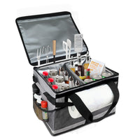 RAW Customer Returns Pallet - Picnic Organizers for Grill Tools, JYiuog  Silver Patch Plates - 63 Items - RRP €1819.31