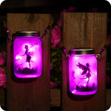 1 x RAW Customer Returns Mostof Elf Fairy in a Glass Bottle, Waterproof Solar Garden Lights Fairy Lamps for Christmas Garden Indoor Outdoor Patio Lawn Pink  - RRP €25.96