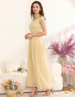 1 x RAW Customer Returns DRESSTELLS Evening Dress Women Long V-Neck Chiffon Elegant Dress Chiffon Bridesmaid Dress Wedding Dress Ball Gowns Champagne 3XL - RRP €62.99