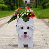 1 x RAW Customer Returns Gochoi Westie Dog Flower Pot Gifts Small Plant Pot PVC Rectangular Flower Pots Animal for the Plant Pot, Indoor Garden Planters, for Succulent Pot, Home Decoration S Westie - RRP €24.19