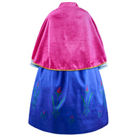 1 x RAW Customer Returns ELSA ANNA Little Girl Princess Dress - Frozen Little Girl Costume - Little Girl Princess Dress for Parties, Birthdays, Dress Up and Halloween - Princess Dress - Ages 4-5 - RRP €24.78