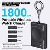 1 x RAW Customer Returns Phelinta for Galaxy Watch Charging Station, 1800mAh Portable Watch Charger with Keychain Magnetic Watch Charging Station for Samsung Galaxy Watch 7 Ultra 6 6 Classic 5 Pro 5 4 3 Active 2 - RRP €25.99