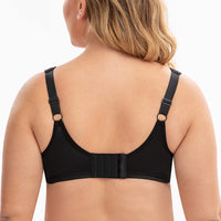 1 x RAW Customer Returns CASOLACE Women s Reducing Bras with Underwire Plus Size Sexy Lace Black 125D - RRP €26.99