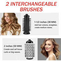 1 x RAW Customer Returns Rotating Hair Dryer Brush, 3 in 1 Air Shaper, 2 temperature styling brush, Hair Dryer Comb for drying, shaping, smoothing and volumizing - RRP €32.45