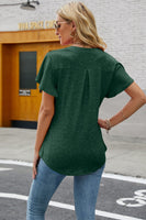 1 x Brand New SMENG women s pullover blouses summer loose top oversized t-shirt women s fashion light in the box casual long Grinch swat top green M - RRP €23.18