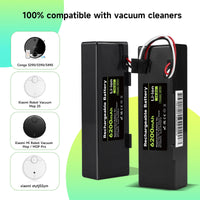 1 x RAW Customer Returns Mspalocell 6200mAh 14.8V Replacement Battery Compatible with Xiaomi Mop, Mop 2s, Mop Pro, STYTJ02YM, Battery for Xiaomi Robot Vacumm - RRP €50.02