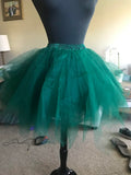 14 x Brand New Girstunm women s tutu tulle skirt 50s vintage tulle skirt petticoat multicolored bubble dance dress skirt underskirt tutu short ballet dark green medium - RRP €386.4