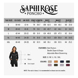 1 x RAW Customer Returns SaphiRose PONCHO Women s Waterproof Windbreaker, Elegant Long Rain Jacket for Women, Lightweight Windproof Outdoor Rain Jacket, with Hood, for Running, Travel, Black M - RRP €59.99