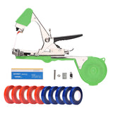 1 x RAW Customer Returns Plant Hand Tying Machine Garden Tape Tool, Professional Agricultural Vine Tying Tape Machine for Tying Plant Branches, for Vine Vegetable Tomato Tying Machine, with 10 Rolls of Tape and 1 Pack of Staple - RRP €27.99