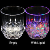 1 x RAW Customer Returns Luminous cup 200ml drinking cup flashing light drinking glass light effect party flash cup changeable plastic cocktail glass color changing champagne cup unique colorful pub glass restaurant birthday - RRP €23.21