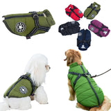 1 x RAW Customer Returns Komate Dog Coat Jacket with Harness Waterproof Winter Warm Vest Small Dog Pet Clothes Puppy Dog Coat Dog Jacket Outfit for Small Medium Large Dogs S, Green  - RRP €20.96