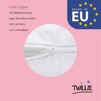 1 x RAW Customer Returns Twillie set of 2 waterproof pillowcases - for pillows 50 x 70 - Oeko Tex certified. - Made in Europe - Pillowcase Jersey Micro Breathable - Ultra thin and ultra soft - Zipper - RRP €19.73