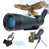 1 x RAW Customer Returns NOCOEX Long View 25-75x100mm Waterproof HD with Tripod Carrying Case FMC Lens for Bird Watching Hunting Outdoor Tourism Green - RRP €229.99