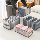 1 x Brand New Anwaiju wardrobe organization system storage boxes wardrobe organizer clothes organizer drawer for jeans pants shirts 25x36x20 cm 6 set  - RRP €36.29