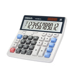 1 x RAW Customer Returns OSALO calculator large buttons extra large display 12-digit desktop calculator office calculator OS-200ML  - RRP €21.95