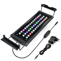 1 x RAW Customer Returns Honpal LED Aquarium Light, Aquarium Lighting for Fish Plant, 7W Full Spectrum for 30-50CM Aquarium, Aquarium Lamp Fish Tank Light with Extendable Brackets, Timer Dimming - RRP €34.18