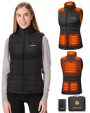 1 x RAW Customer Returns Sevdiea Heated Vest Women with Power Bank 16000mah 7.4v, Heated Vest Women, Lightweight Electric Heat Vest Women, Suitable for Cycling, Outdoor Work-XXL - RRP €60.35