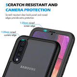 1 x RAW Customer Returns CENHUFO Samsung A50 A30s Case, 360 Degree Shockproof Samsung A50 A30s Case with Built-in Screen Protector Rugged Transparent Case Front Back Double Cover for Samsung Galaxy A50 A30s, Black - RRP €14.99