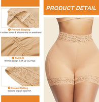 1 x Brand New FeelinGirl Women s Shaping Panties Abdomen Reducing Girdle Lace Panties for Body Sculpting Lifts Buttocks Waist Control Beige 3XL - RRP €29.75