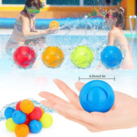 1 x RAW Customer Returns Pioihome Water Balloons, 12 Pack Water Bombs Reusable Self-Closing Water Balloons, Quick-Filling Water Bombs Magic Water Balloons, Water Balloons for Summer Beaches Party 12 Pack  - RRP €6.13