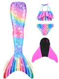 1 x RAW Customer Returns shepretty mermaid fin girls New Mermaid Tail Swimsuit for Adults and Children, M9-D-130 - RRP €43.36