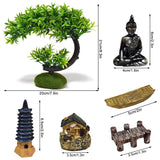 1 x RAW Customer Returns LuXianYS Japanese Zen Garden for Desk,12x8 inch Home Zen Garden Set,Japanese Zen Sand Garden Miniature Gift Set Mini Zen Garden for Home, Office Ornament - RRP €35.99