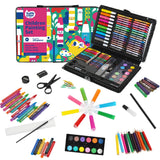 3 x RAW Customer Returns KIDDYCOLOR 211 Piece Deluxe Painting Set for Children, Creative Painting Box for Children Beginners, High Quality Colored Pencil Sets, Colored Pencils, Pastels, Markers and More - RRP €87.69