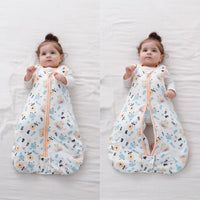 7 x Brand New MIKAFEN Baby Winter Sleeping Bag 2.5 Tog All Year Round Sleeping Bag,Sleeveless Sleeping Bags for Infants Children 100 Organic Cotton Flower, L 12-18 Months  - RRP €181.93