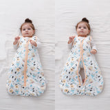 7 x Brand New MIKAFEN Baby Winter Sleeping Bag 2.5 Tog All Year Round Sleeping Bag,Sleeveless Sleeping Bags for Infants Children 100 Organic Cotton Flower, L 12-18 Months  - RRP €181.93