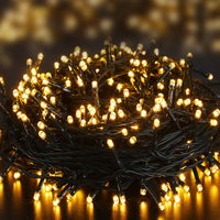 1 x RAW Customer Returns Elegear LED fairy lights battery 40M 300LEDs fairy lights outdoor with timer Christmas lighting outdoor IP44 8 modes warm white Christmas decoration indoor fairy lights Christmas tree, room, Christmas, garden - RRP €28.99