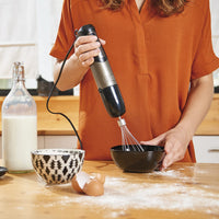 1 x RAW Customer Returns BLACK DECKER BXHBA1000E - Hand blender, 1000W, 20 speeds turbo, stainless steel blades, removable rod, ice crusher, ergonomic, stainless steel, complete set of accessories - RRP €66.58