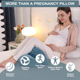 1 x RAW Customer Returns SHANNA 2024 New Pregnancy Pillow Adjustable, Comfort Pillow Adult, Full Body Pillow, Support Pillow Body Pillow, Nursing Pillow Body Pillow Removable Washable Blue  - RRP €23.96