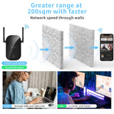 3 x RAW Customer Returns WJOY WLAN repeater, WLAN amplifier-1200Mbit s 5G 2.4GHz dual-band WiFi extender, 360 no dead-end coverage, Ethernet port, router AP repeater mode for any WiFi device - RRP €119.97