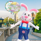 1 x RAW Customer Returns Raveparty Inflatable Bunny Costume for Adults, Men and Women s Harneval Costume, Bunny Costume for Adults, Carnival Costume, Carnival Costume, 160 to 190cm Style A, Adults  - RRP €38.99